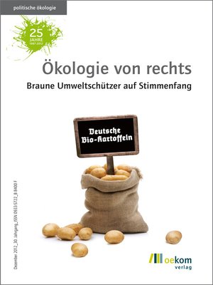 cover image of Ökologie von rechts